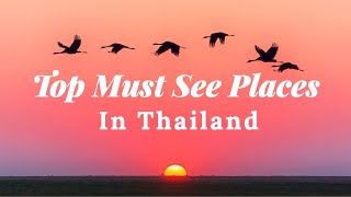 Top Must See Places in Thailand 🇹🇭☀️✈️