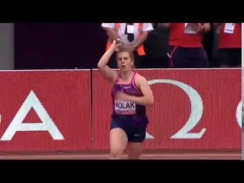 Sara Kolak - Diamond League London 2017 67.83m