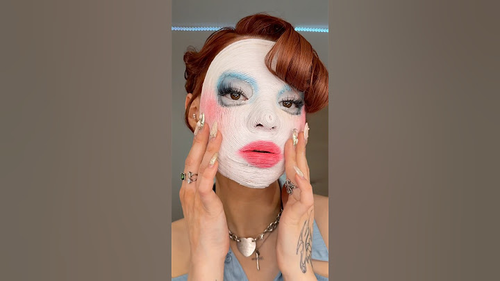 Yarn makeup🧶 #makeup