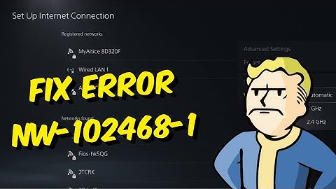 How To Fix PS5 Error NW-102468-1