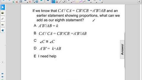 Geometry Transformations Released PARCC Q Q117