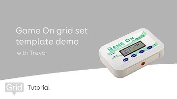 Game On grid set demo with Trevor