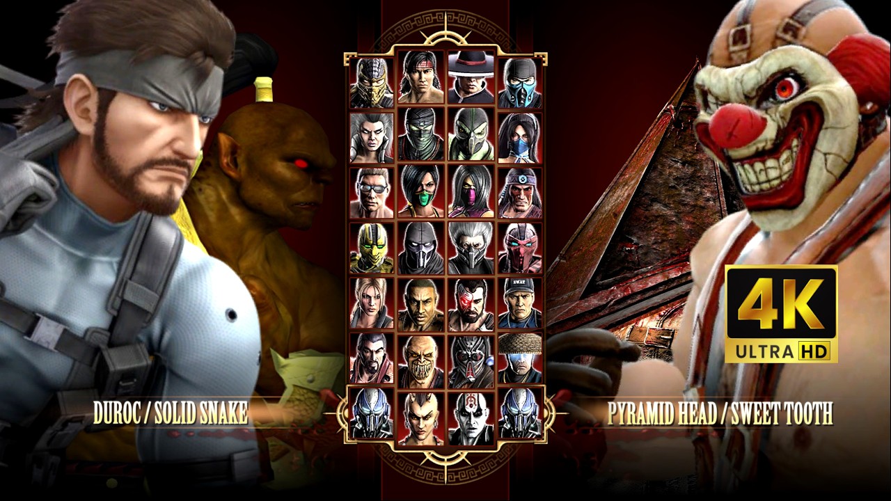 Игра за Solid Snake & Duroc в Mortal Kombat Komplete Edition на PC Expert в 4К