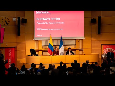 Palabras del Presidente Gustavo Petro durante la Conferencia de Sciences Po - 9 de noviembre de 2022