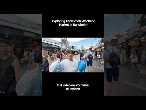 Chatuchak Bangkok🇹🇭 #chatuchakmarket #travelvlog #keyienn #bangkokthailand #thailandtravel