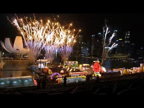 二零一六春到河畔 “金猴銀花耀河畔”激光煙火秀 (River Hongbao)