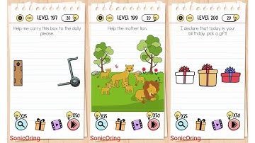 Brain Test Level 196 197 198 199 200 Walkthrough