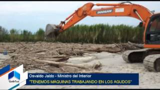 Maquinaria vial trabaja en Los Agudos - Gobierno de Tucumán