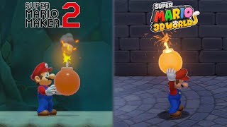 100 Differences Between Super Mario 3D World and Super Mario Maker 2