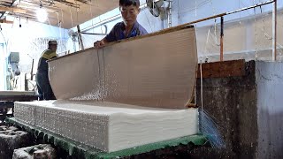 Korean Traditional Paper Mill. Amazing Paper Mass Production Process