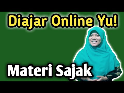 MATERI BAHASA SUNDA SMP KELAS VII SAJAK