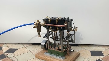 Stuart twin launch steam engine
