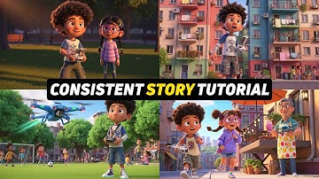 Create Animated Story Video with Consistent Characters using FREE AI Tools