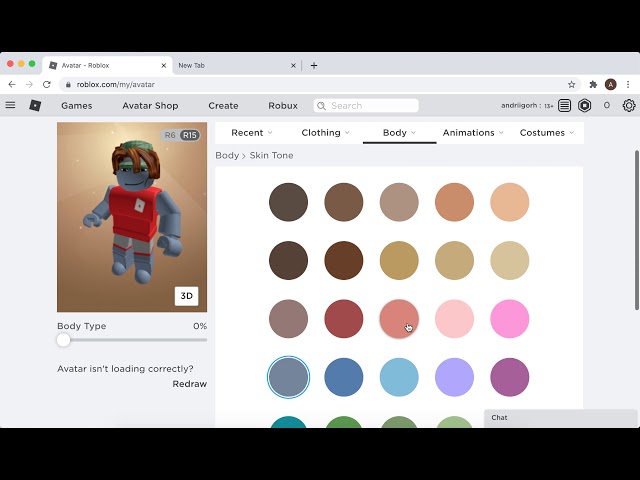 How to CHANGE SKIN TONE in ROBLOX AVATAR? 