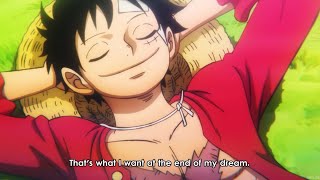 Luffy’s Real dream | One piece episode 1088