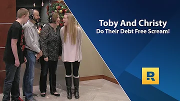 Toby And Christy's Debt Free Scream!
