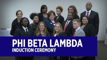 Phi Beta Lambda Induction Ceremony