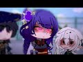 " eyes up, eyes down " || meme || genshin impact || gacha club