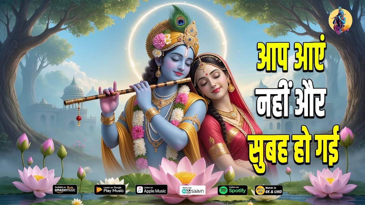 आप आएं नहीं और सुबह हो गई  || AAP AAYEIN NHI OR SUBAH HO GYI || KRISHNA BHAJAN
