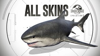 INCREDIBLE MEGALODON SKINS in Jurassic World Evolution 2