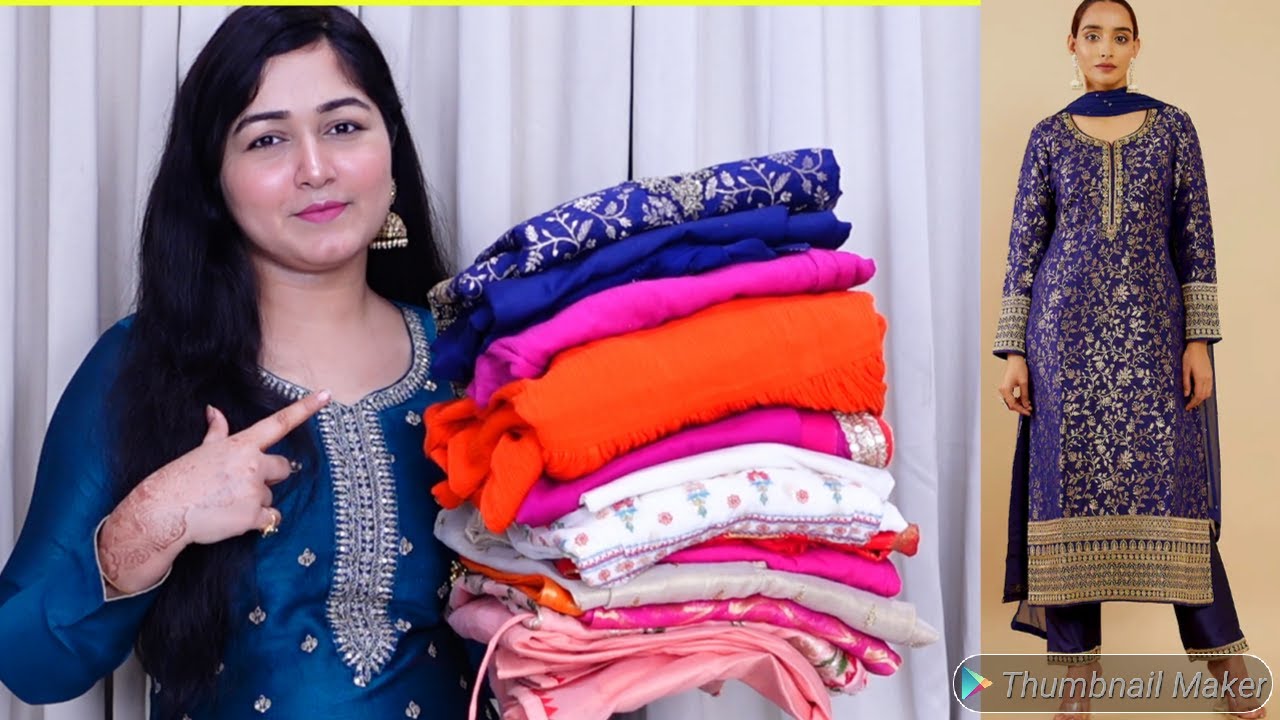 Myntra Branded Kurta Pant, Suit Set Haul Bridal After Wedding Kurta Set Haul myntra Haul