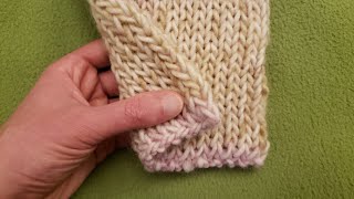 The Double Stockinette Stitch - Knitting Tutorial! (Reversible & No Curling)