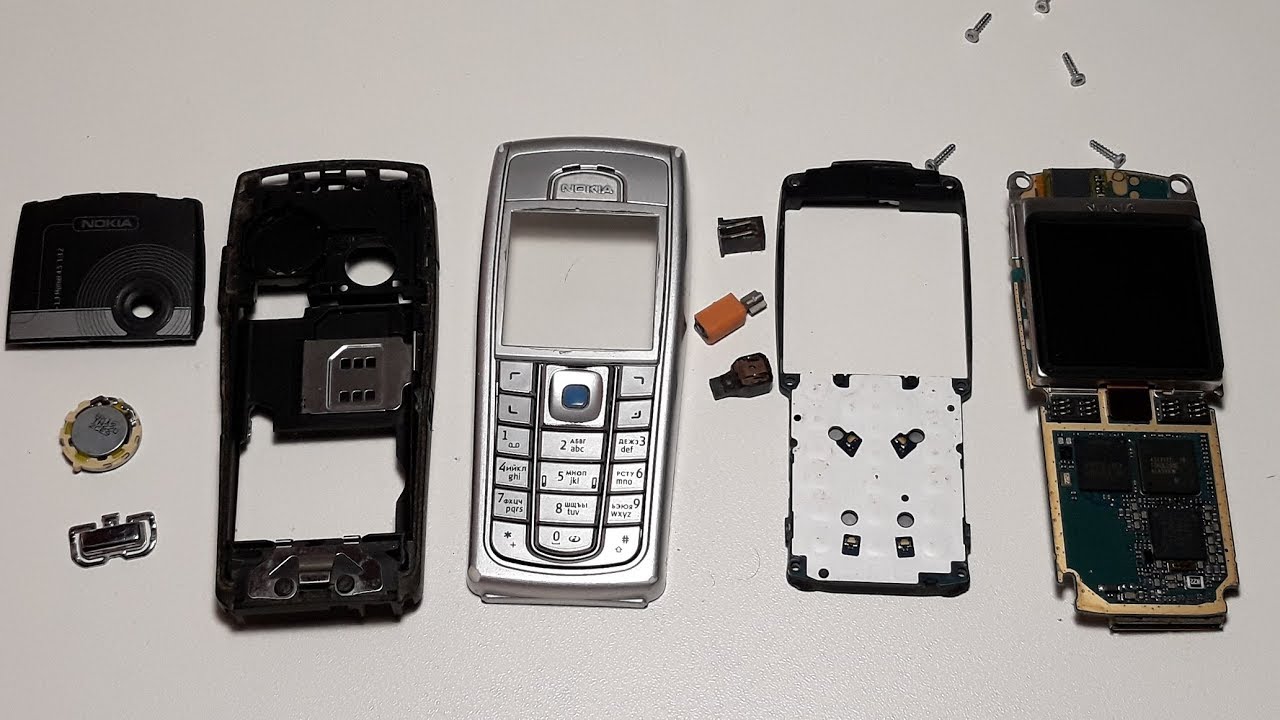 Restoration an abandoned Nokia 6230i | Rebuild broken phone | Restore ...