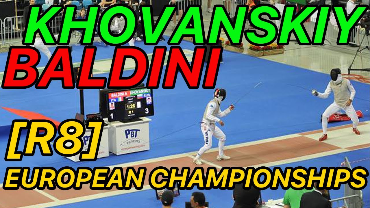Baldini v Khovanskiy | European Championships | Mens Foil Individual | 2013 Zagreb | [R8]