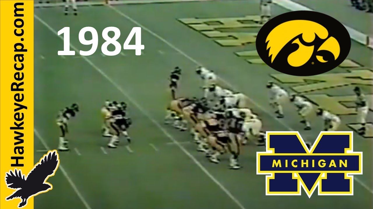 18 Iowa Hawkeyes vs Michigan Wolverines Full Game Oct 20, 1984