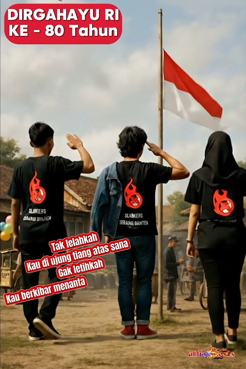 Bendera setengah tiang - Slank , dirgahayu Republik Indonesia ke 80 Tahun. #slank #indonesia