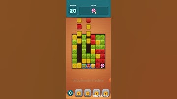 Woody Blast - blast color match puzzle cube brick popping pair matching game Level 1 gameplay