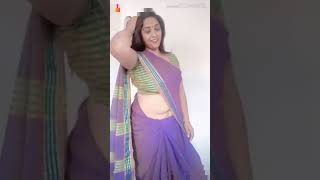 #sareeaunty #auntysaree #desisaree Desi aunty saree model 35