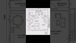 2bhk house plan|| ghar ka Naksha || floor plan ghar