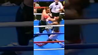 Boxer Sent Flying Across the Ring