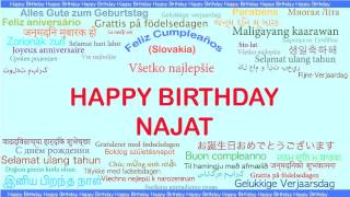 Najat   Languages Idiomas - Happy Birthday