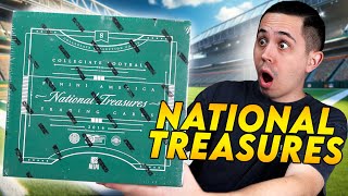 I Opened An 8YEAROLD Box Of NATIONAL TREASURES Football