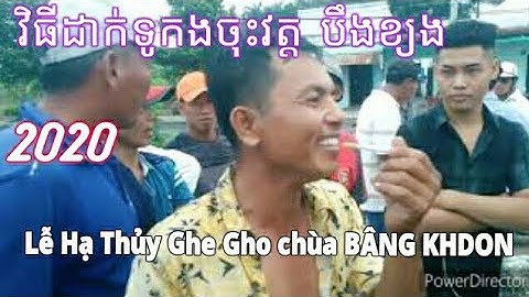 Chùa BÂNG KHDON hạ thủy Ghe Gho và thử tốc độ trên sông maspero tp sóc Trăng