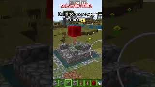 build to scare your friend #tech #gaming #minecraft