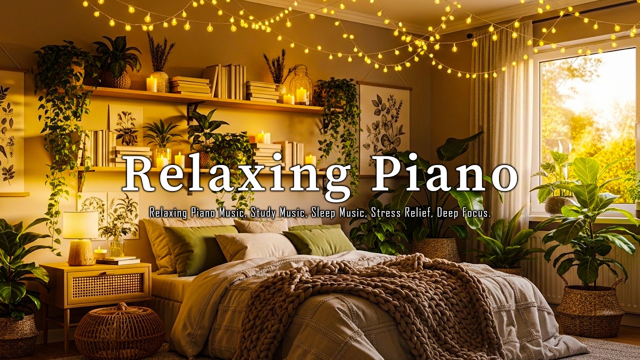 Deep Sleep Piano Music 💤 Fall Asleep Fast and Wake Up Refreshed