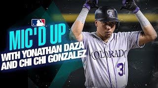 Rockies' Yonathan Daza and Chi Chi Gonzalez - Mic'd Up behind the scenes at Coors Field