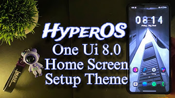 HyperOS One Ui 8.0 Home And Lock Screen Theme For Any Xiaomi Devices | One Ui 8.0 | #hyperos #oneui8