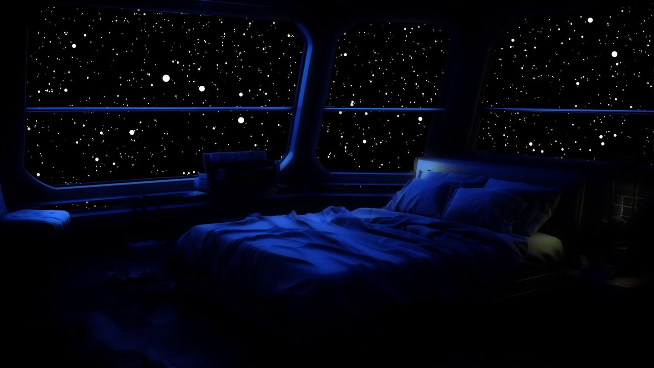 Brown Noise & Dark Bedroom Peace | Cosmic Sounds for Nighttime ...
