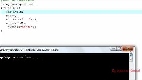 C++ in Hindi -5 Increment and Decrement Operators