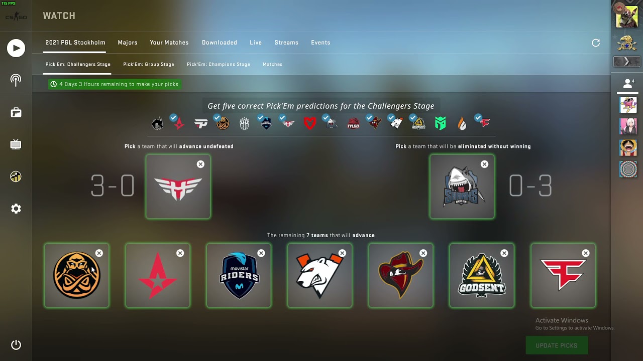 CS:GO Pick Em' Challengers Stage Stockholm 2021 Predictions - YouTube