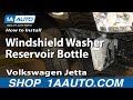 How to Replace Windshield Washer Reservoir Bottle 2005-10 Volkswagen Jetta