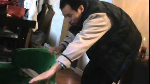 fix the twisted spring and fold the net up