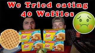 Attempting to Eat 40 Waffles in 40 Minutes