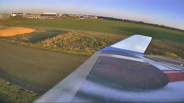 Maxi Swift FPV flying wing at sunset