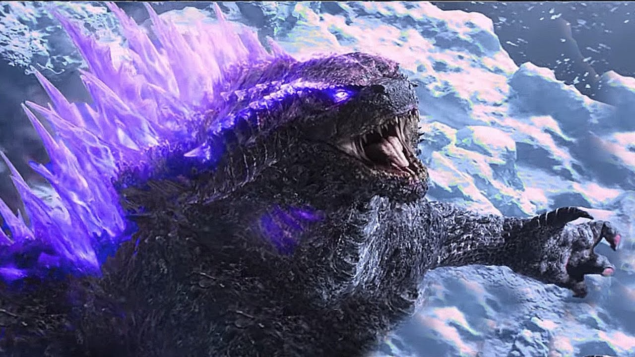 Godzilla (2024) with PURPLE Dorsal Plates/ENERGY - GODZILLA X KONG