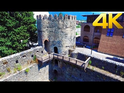 Kvareli fortress / ყვარლის ციხე / Крепость Кварели / - 4K aerial video footage   DJI Inspire 1